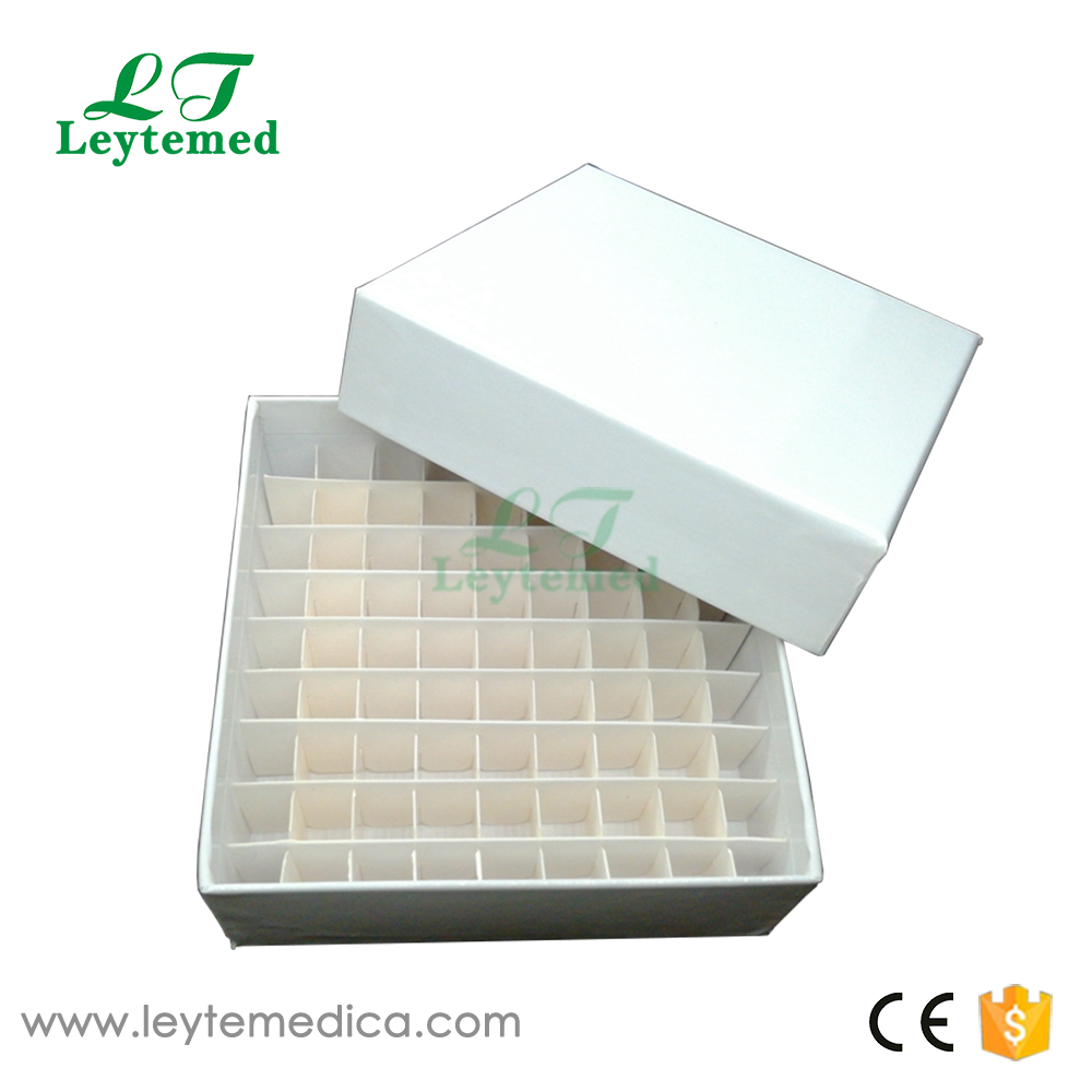 LTLA71 1.8ml 100wells Paper Cardboard Freeze Cryotube Storage Box