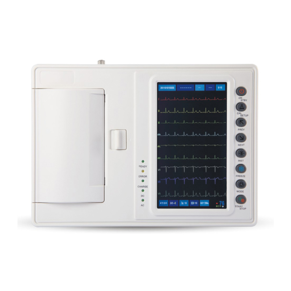 LTSE02 6 channel  7 inch touchscreen ECG machine