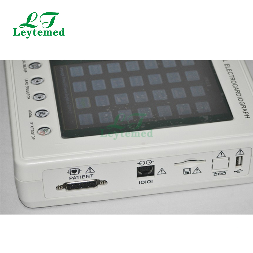 LTSE01 3 channel 7 inch color screen ECG machine