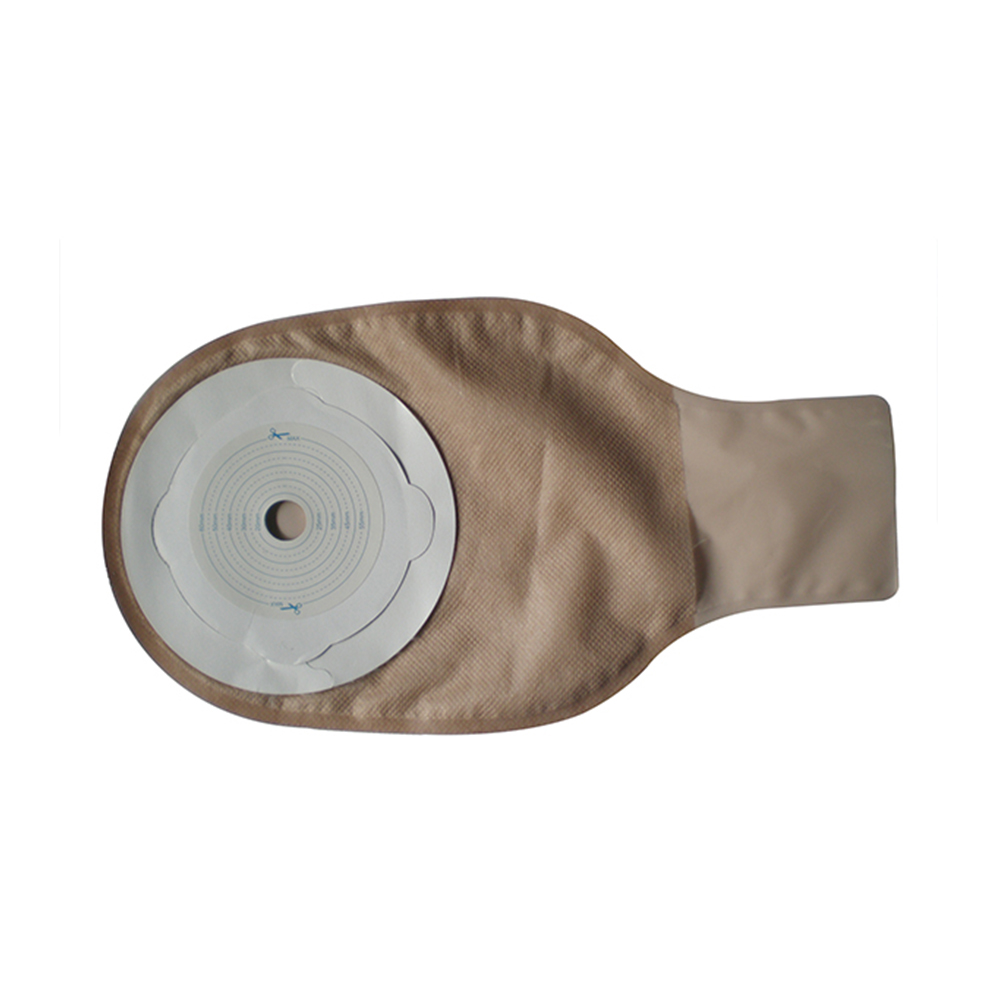 LTDOB02 One-piece open (Hydrocolloid adhesive with spunlace non-woven border) ostomy bag