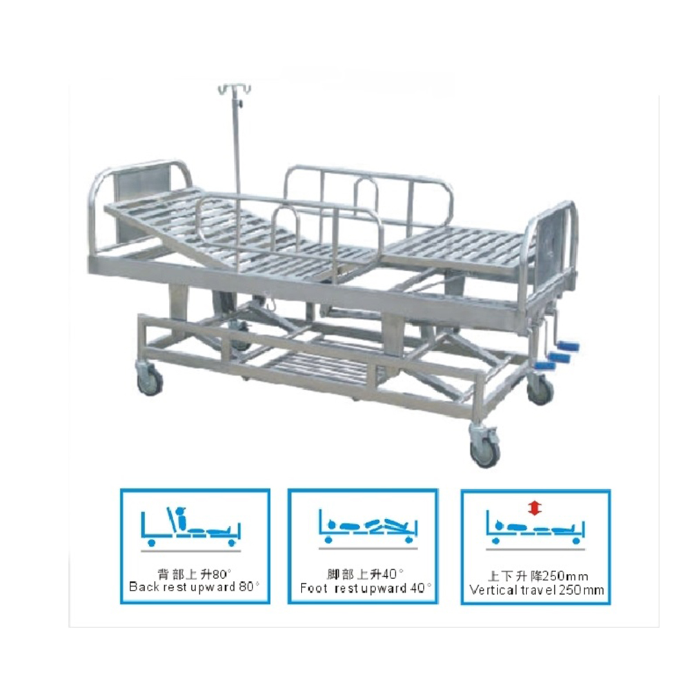 LTFB19 ICU Hospital Bed with three revolving