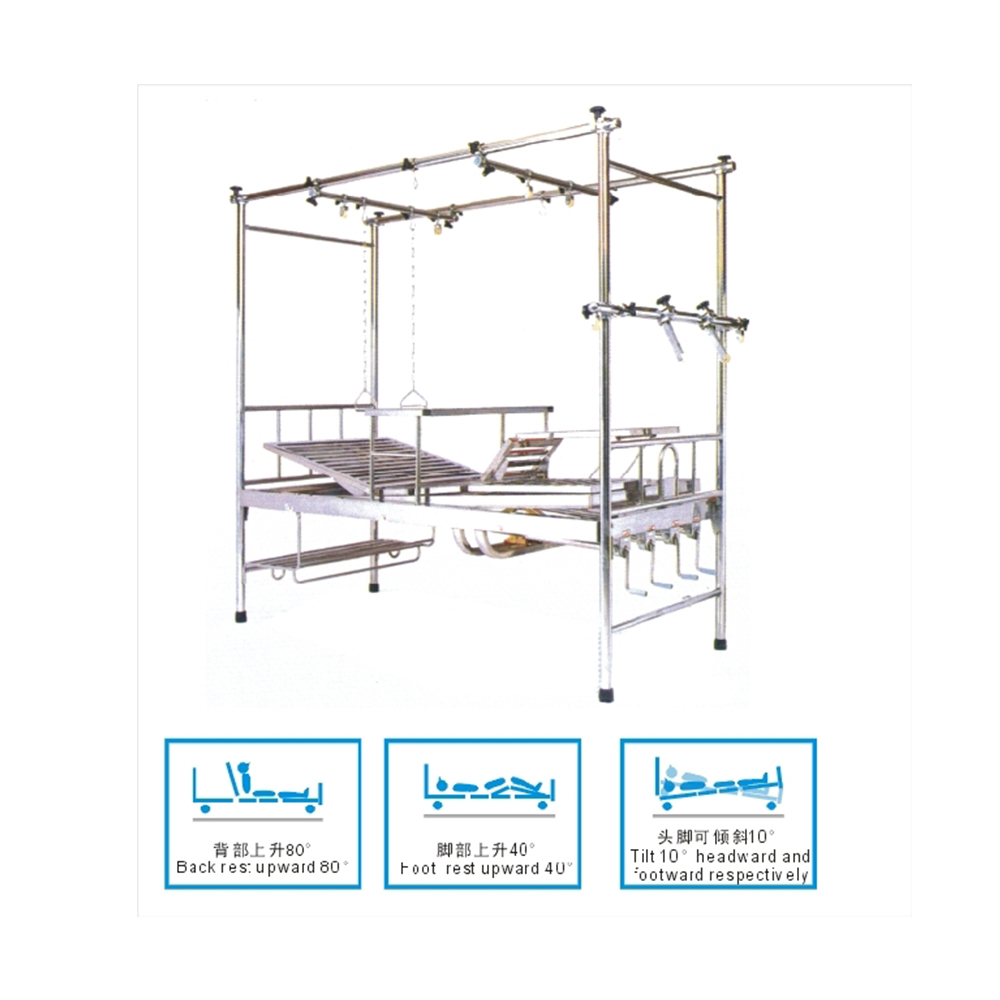 LTFB18 Stainelss steel orthopedics bed,hospital bed