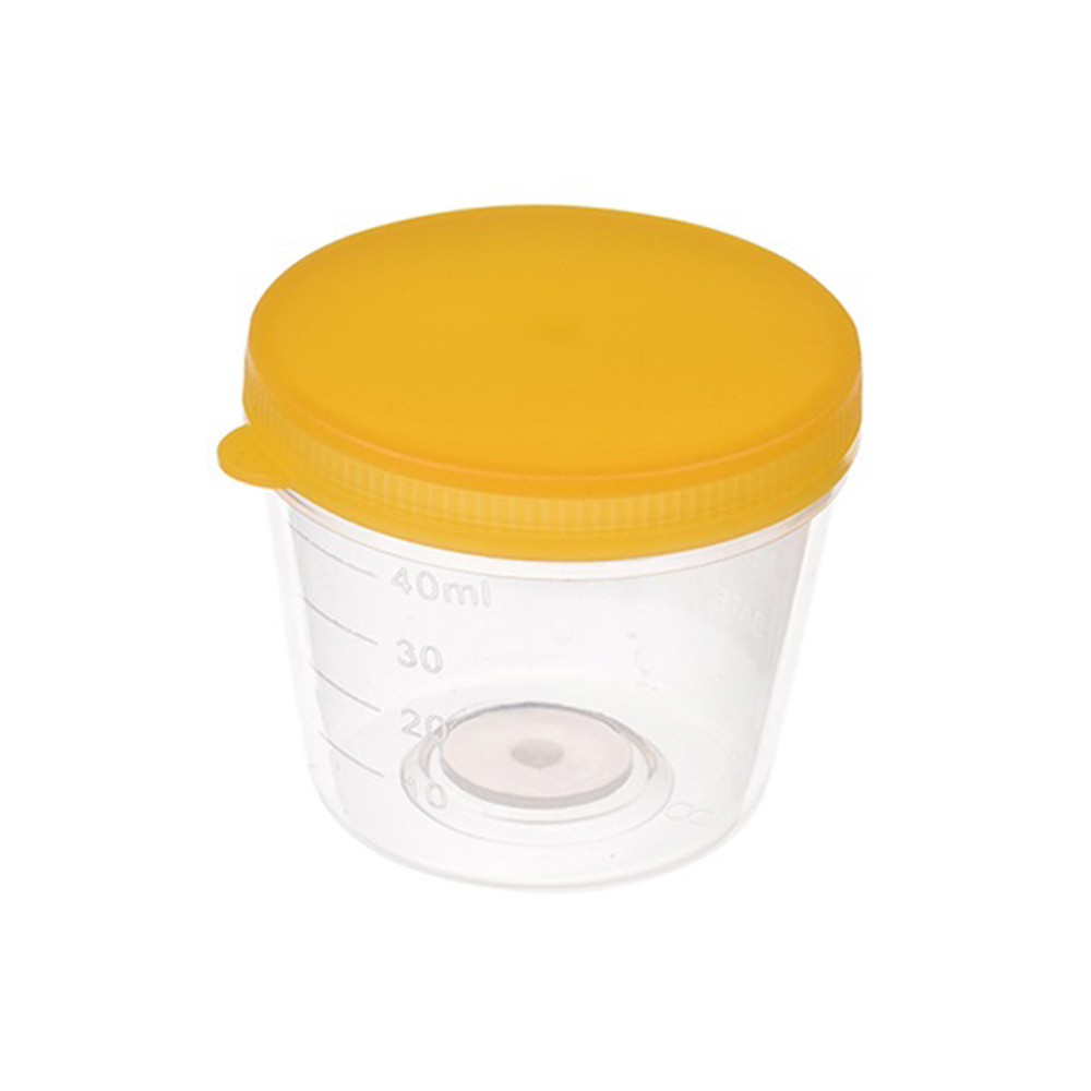 X504 X504-1 pressed cover disposable plastic urine cup
