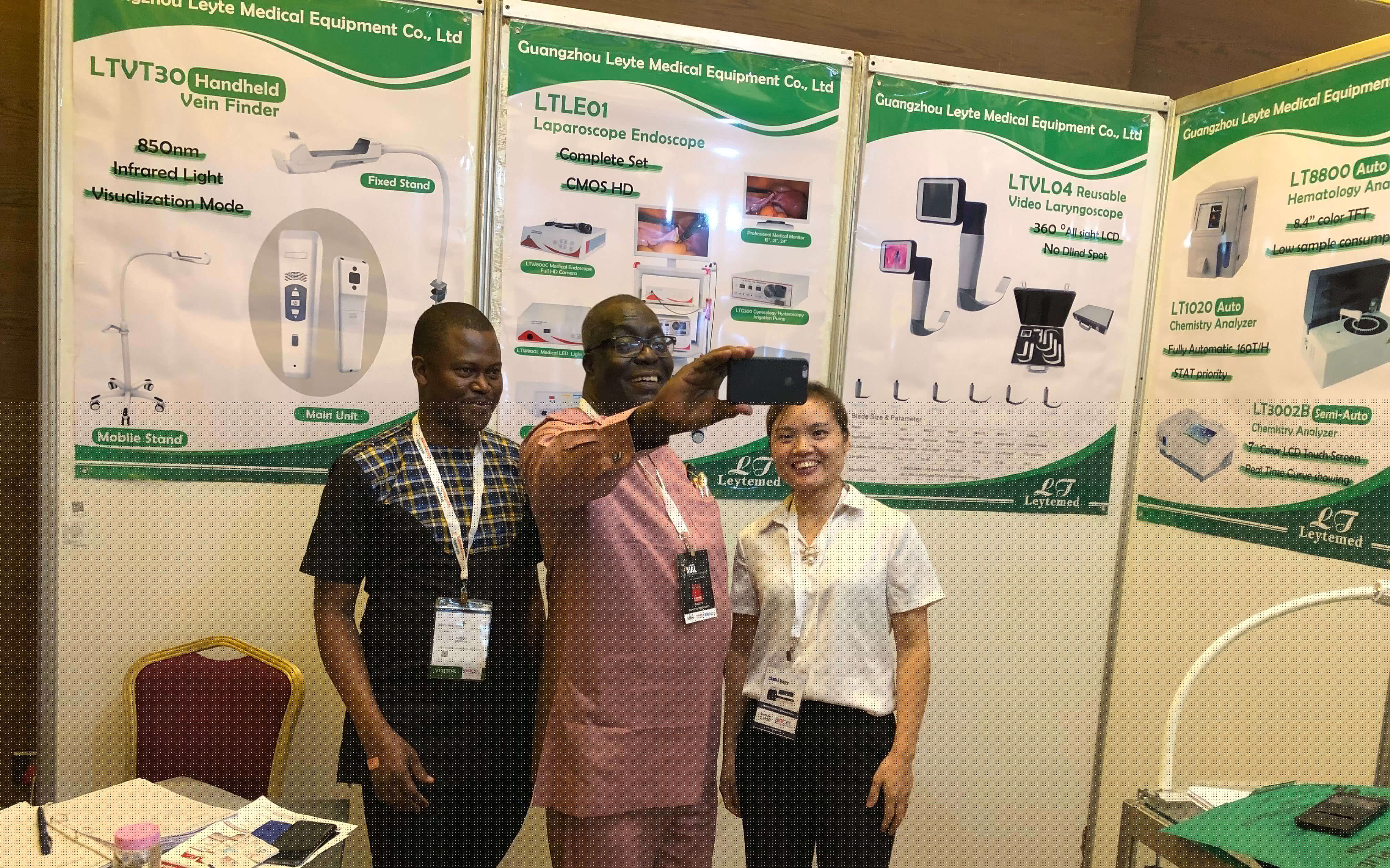 The second day Medic West Africa Exhibition