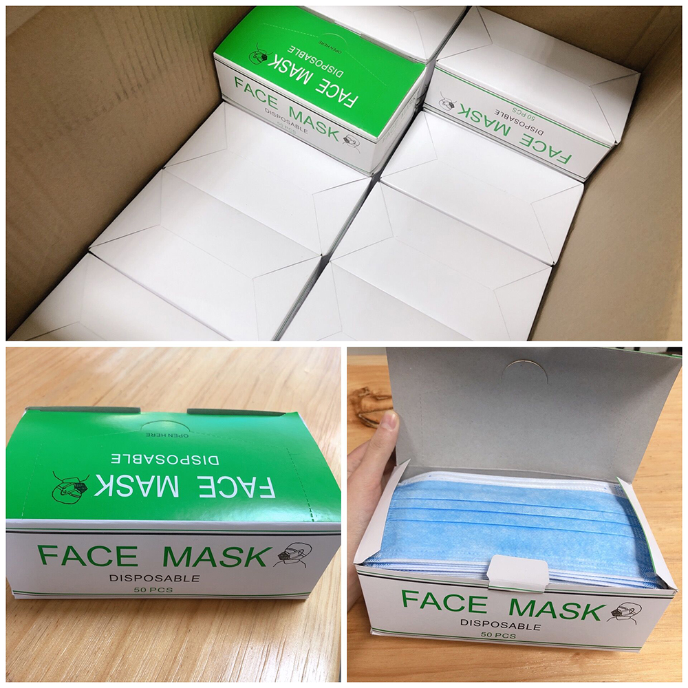 Disposable 3 Ply Non-woven Face Mask
