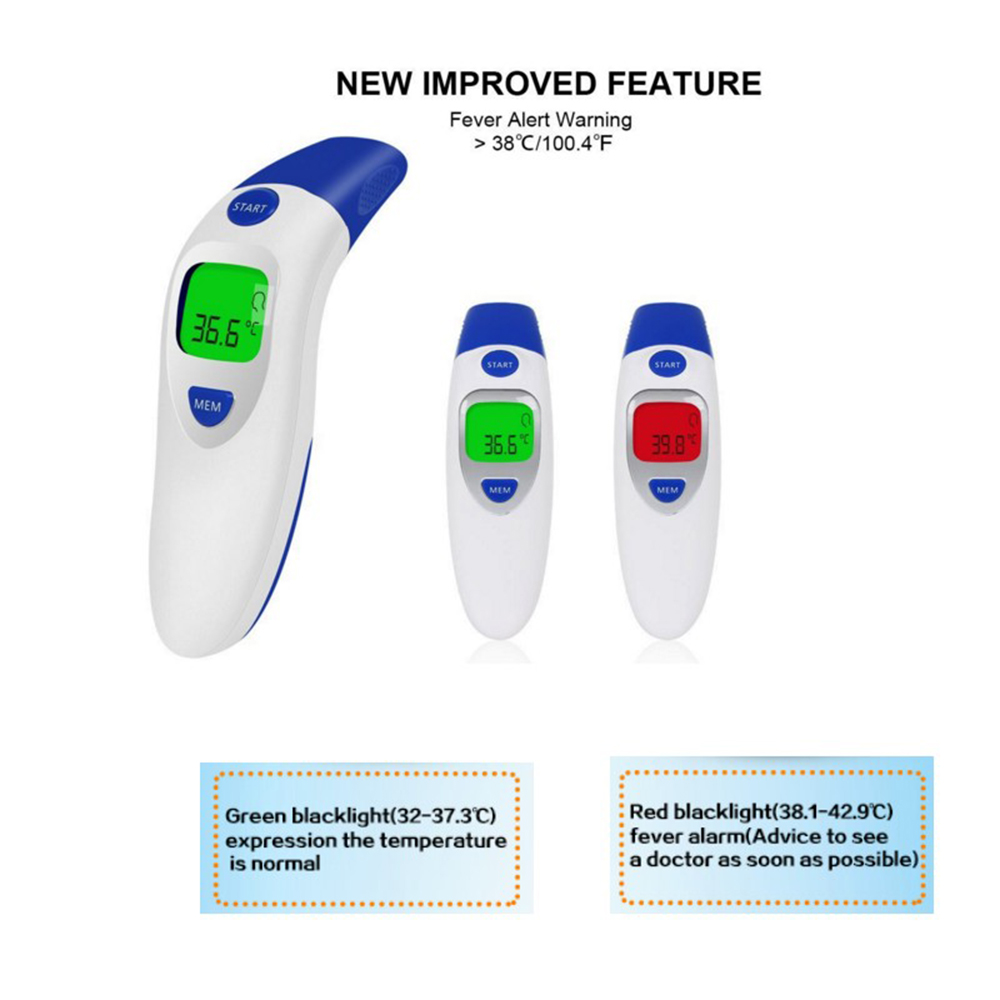 LTOT01 infrared forehead and ear thermometer in stock