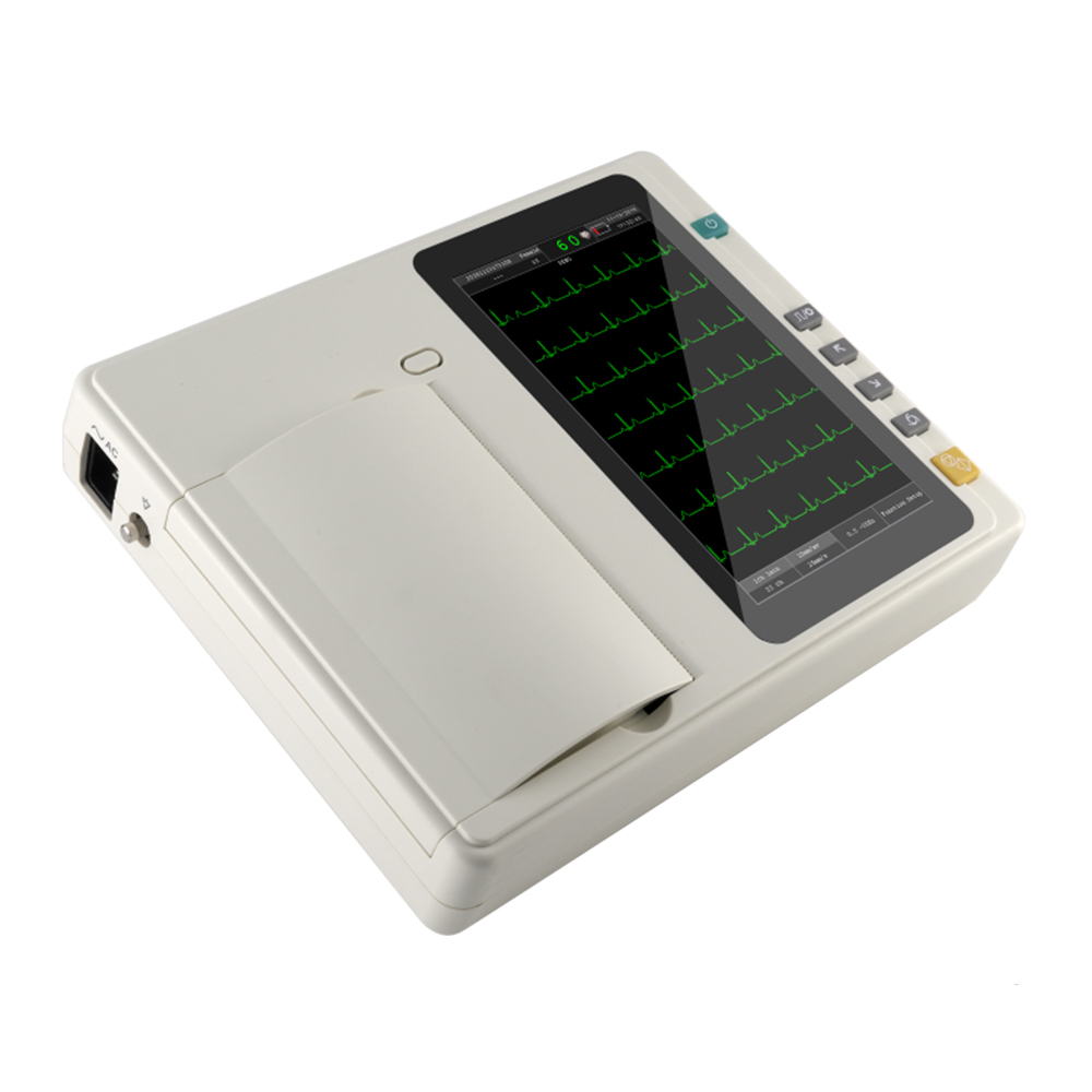 LTSE23  3 channel 7 inch touch screen ECG machine