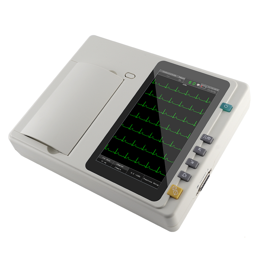 LTSE23  3 channel 7 inch touch screen ECG machine