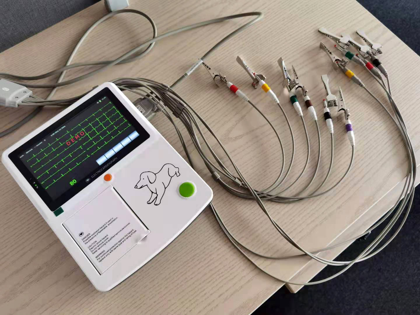 LTSE25V Vet 3 Channel 7 Inches Electrocardiograph (ECG)
